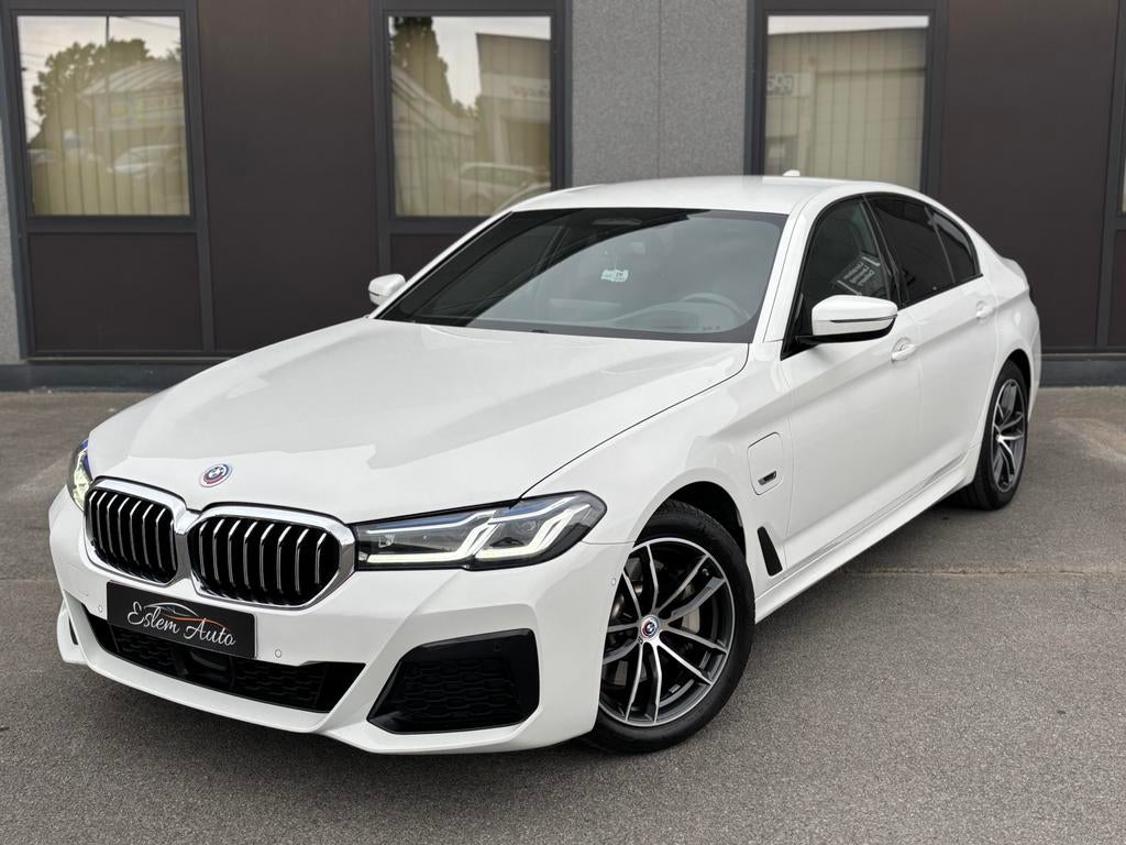 Bmw 530e M-Sport, Auto's, Automaat, Wit, Leder, Berline