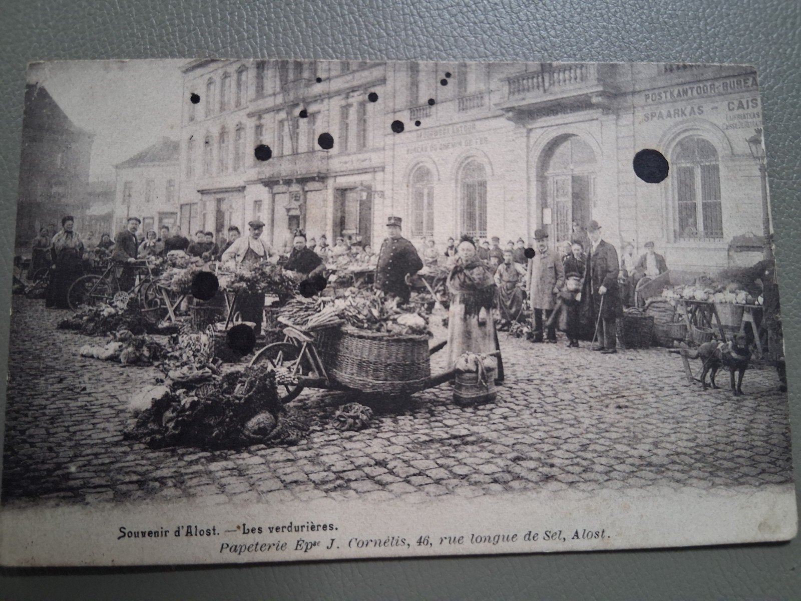 oude postkaart Aalst - Alost 1905, Ophalen of Verzenden