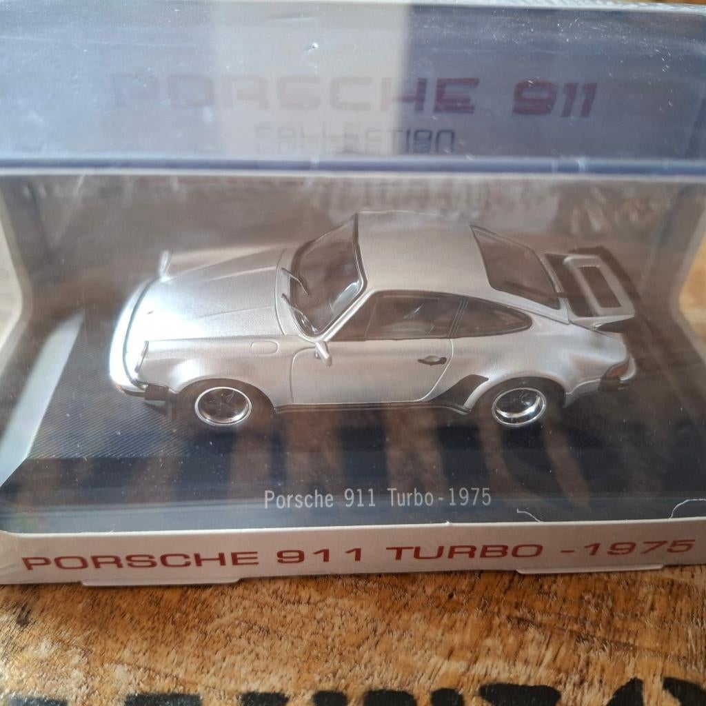 PORSCHE 911 Turbo 1975 Silver 1/43 Minichamps Neuve + Boite, Enlèvement ou Envoi, Neuf, Voiture, MiniChamps
