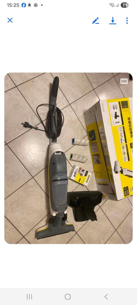 BALAI LAVEUR ÉLECTRIQUE Karcher FC5, nettoie, aspire, Enlèvement