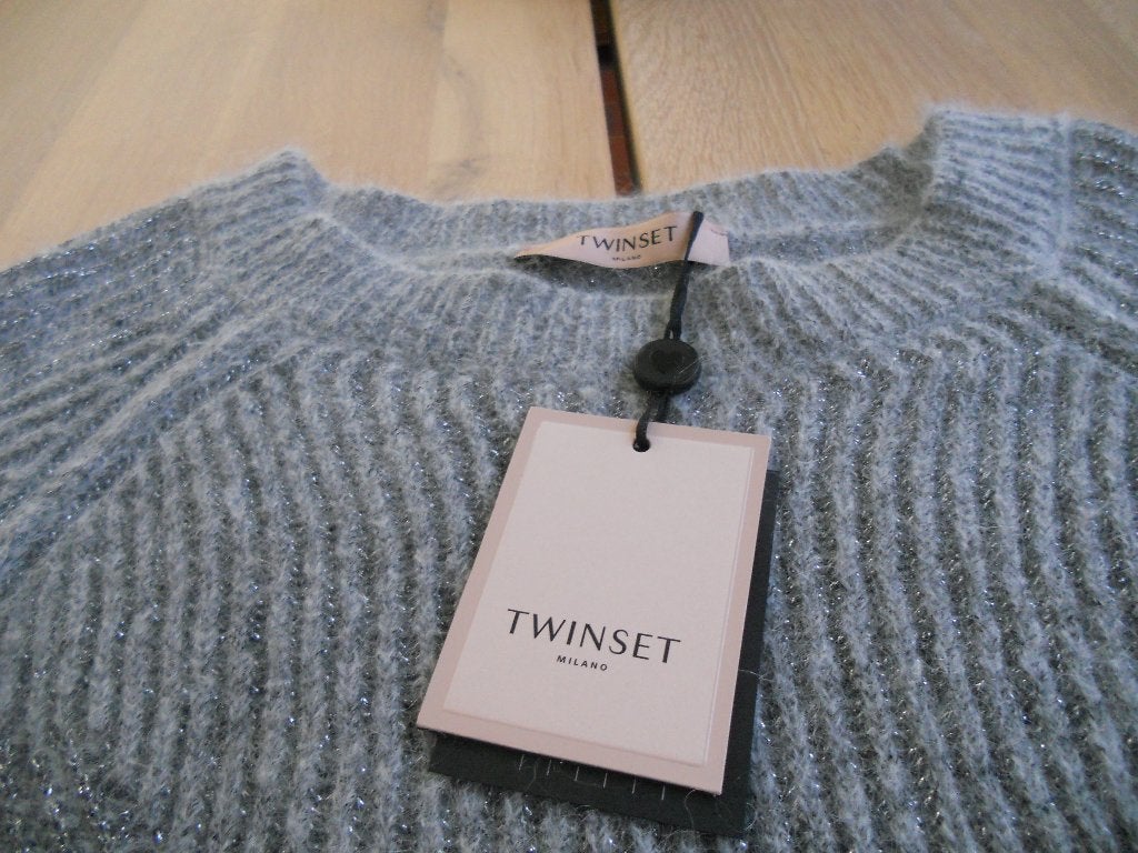 ROBE VINTAGE MOYENNE TWINSET MILANO, Vêtements | Femmes, Neuf, Taille 38/40 (M), Gris, Enlèvement ou Envoi