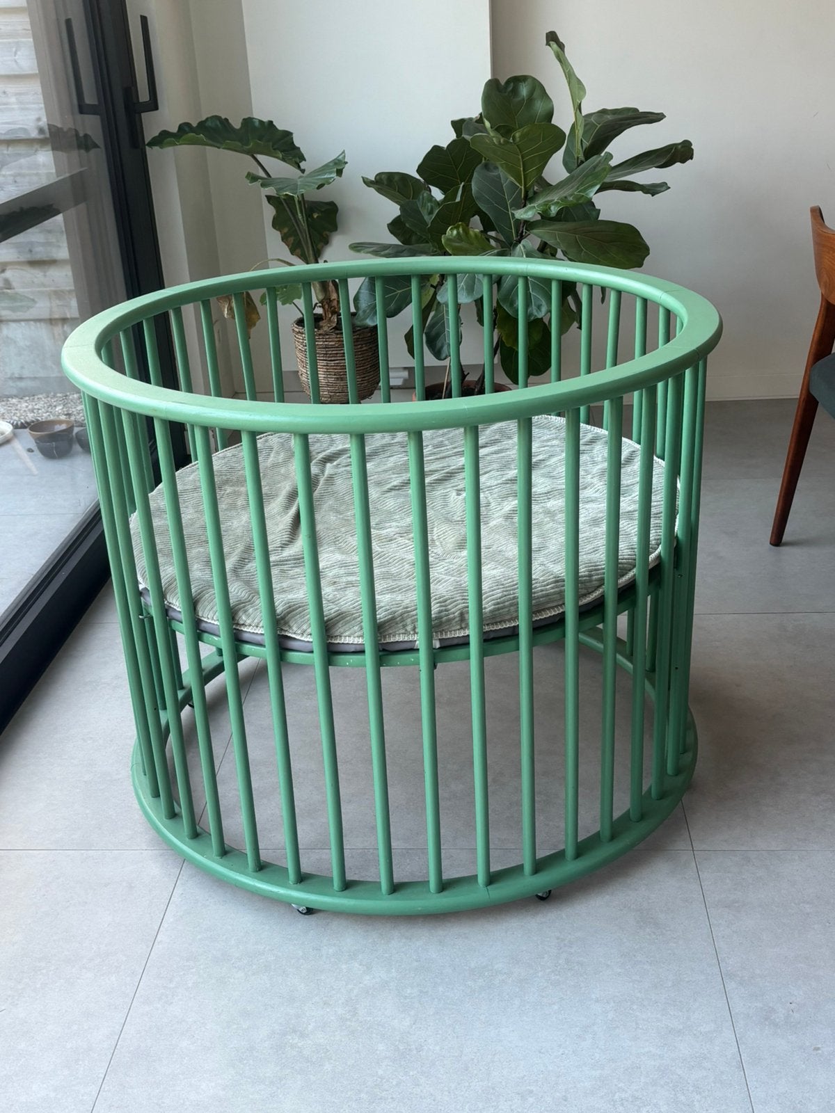 Baby park, Ophalen, Zo goed als nieuw, Rond, In hoogte verstelbaar
