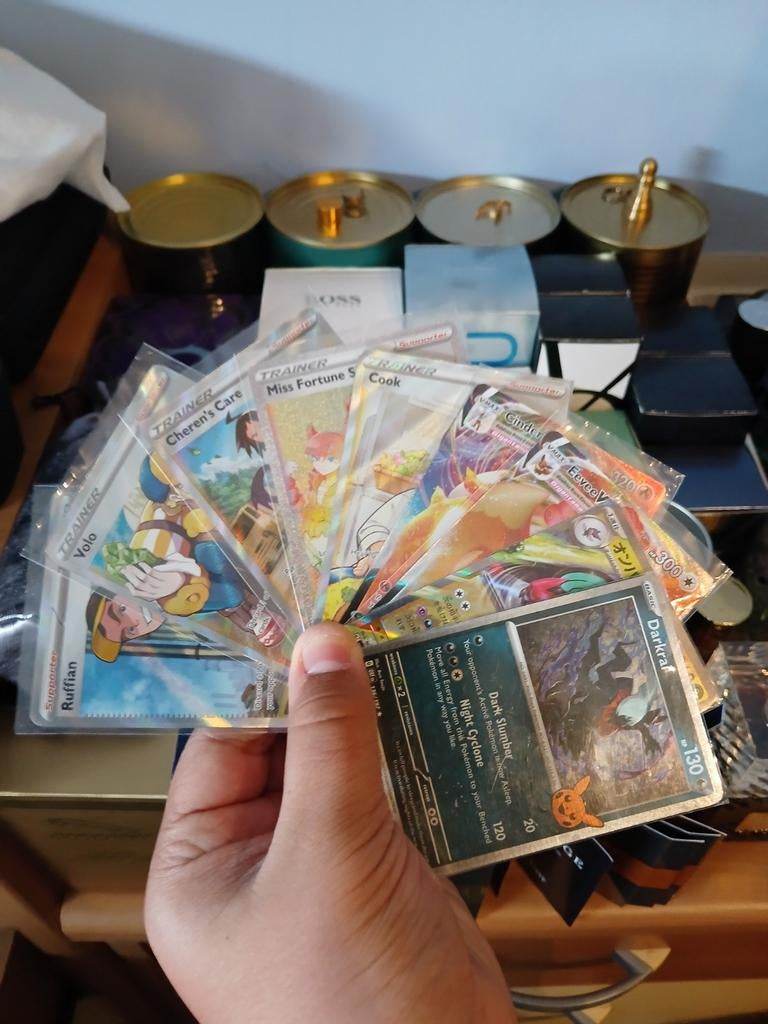Cartes Pokémon, Enlèvement ou Envoi, Comme neuf, Plusieurs cartes, Foil