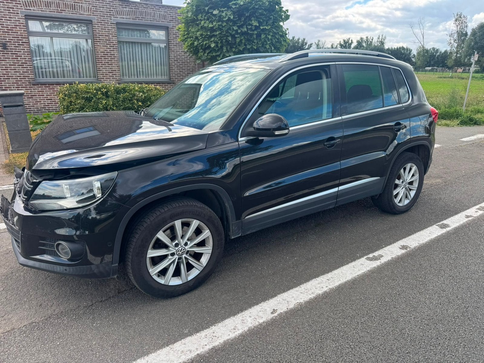 Vw Tiguan 2.0 CR TDi,Automatique,Pano,Gps,Cuir, accidenté..., Cuir, Euro 5, 5 portes, Automatique