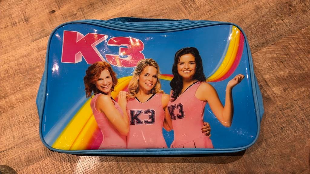 K3 spaarpot en tas, Ophalen, Zo goed als nieuw
