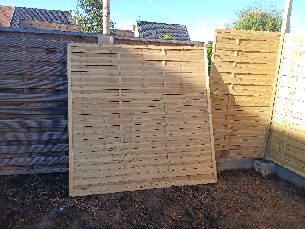 Tuinscherm 180/180cm., Ophalen, 150 tot 200 cm, Nieuw, 150 tot 200 cm