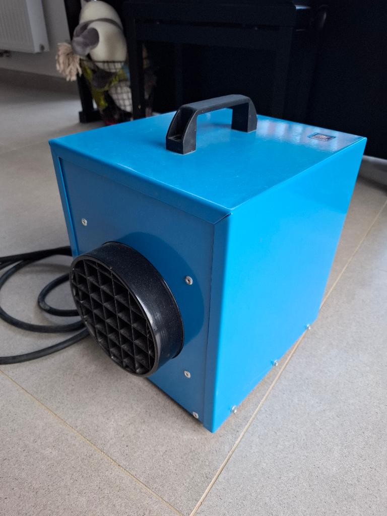 Bouwdroger 3 kw, Bricolage & Construction, Ventilation & Extraction, Enlèvement, Comme neuf, Ventilateur