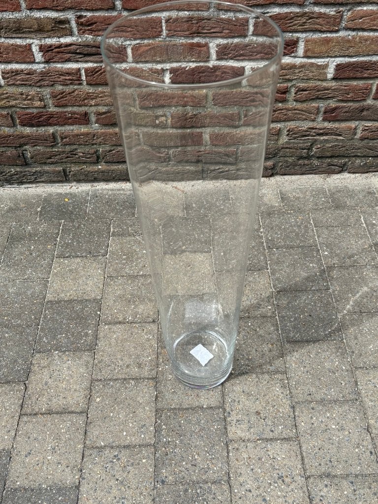 Glazen vaas 70 cm - Duif's 'Jimmy', Ophalen, Gebruikt