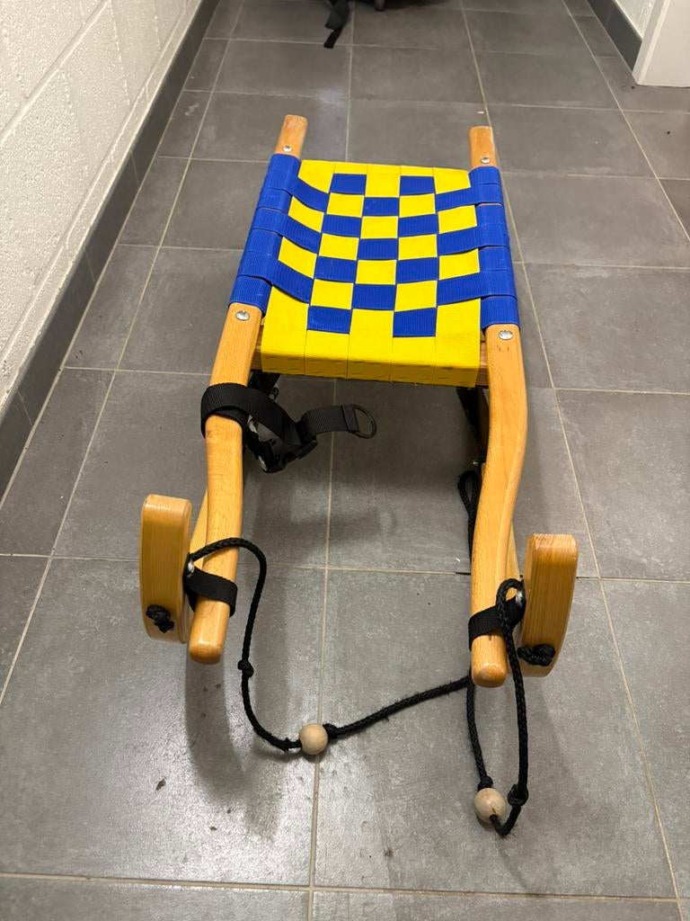 Luge en bois TSCHENTEN, Bricolage & Construction, Chariots de transport, Enlèvement ou Envoi, Comme neuf