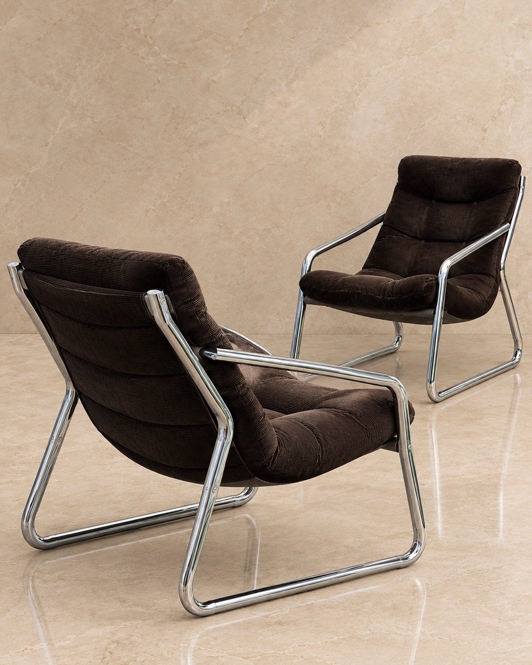 Chaises ‘lounge’ (vintage), Vintage, Enlèvement, Utilisé, Métal