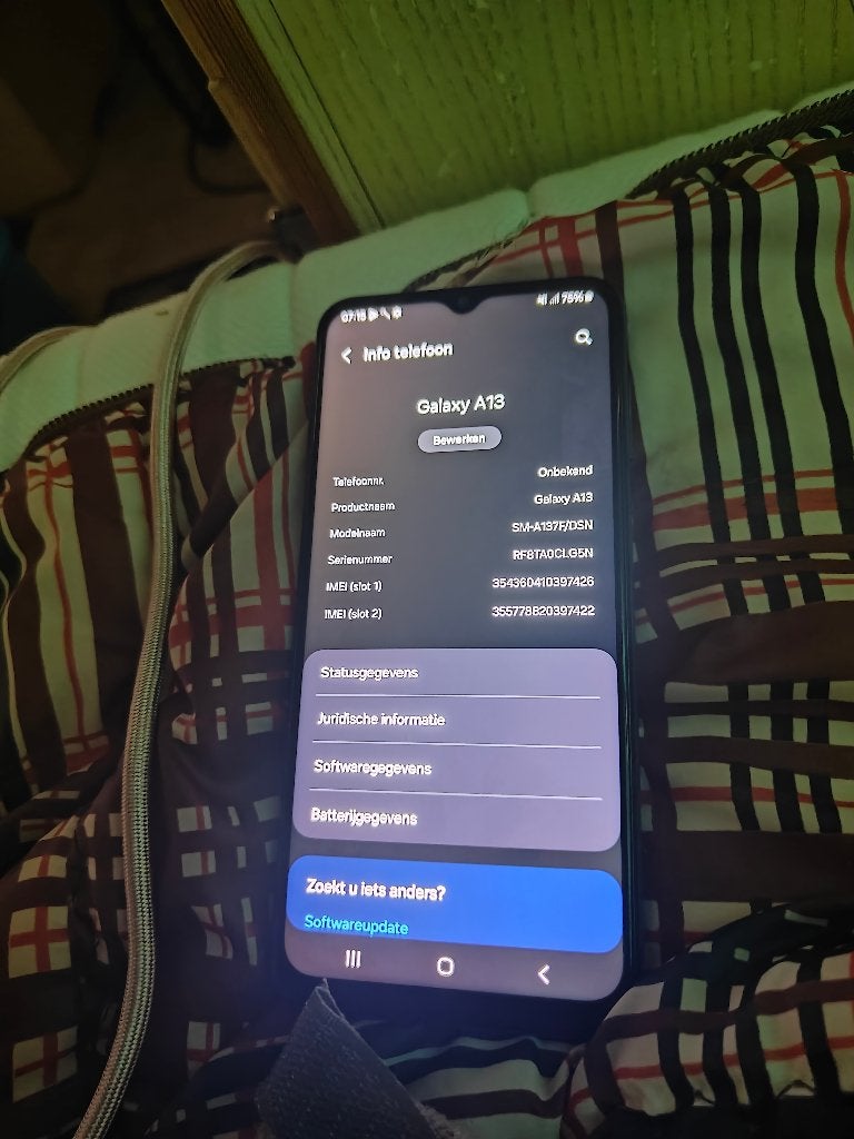 Samsung a13, Telecommunicatie, Mobiele telefoons | Samsung, Ophalen, Zwart, Touchscreen, Zo goed als nieuw