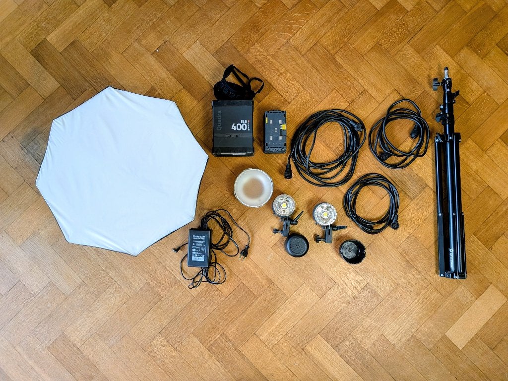 Kit Flash Elinchrom ELB Pro Dual To Go + 2 têtes Quadra HS, Pliable, Flash externe, Enlèvement, Utilisé