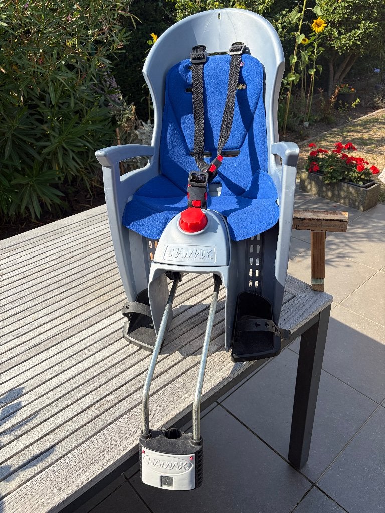 fiets-kinderzitje Hamax, Fietsen en Brommers, Fietsaccessoires | Fietsstoeltjes, Ophalen, Achterzitje, 9 t/m 18 kg, Hamax Siesta