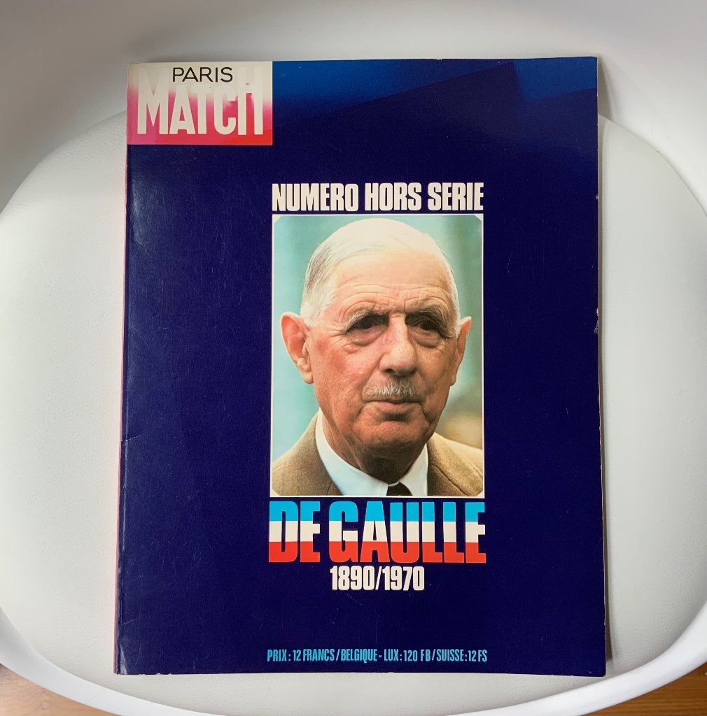 Hors-série Paris Match Charles de Gaulle, Collections, Enlèvement ou Envoi, 1960 à 1980, Journal ou Magazine