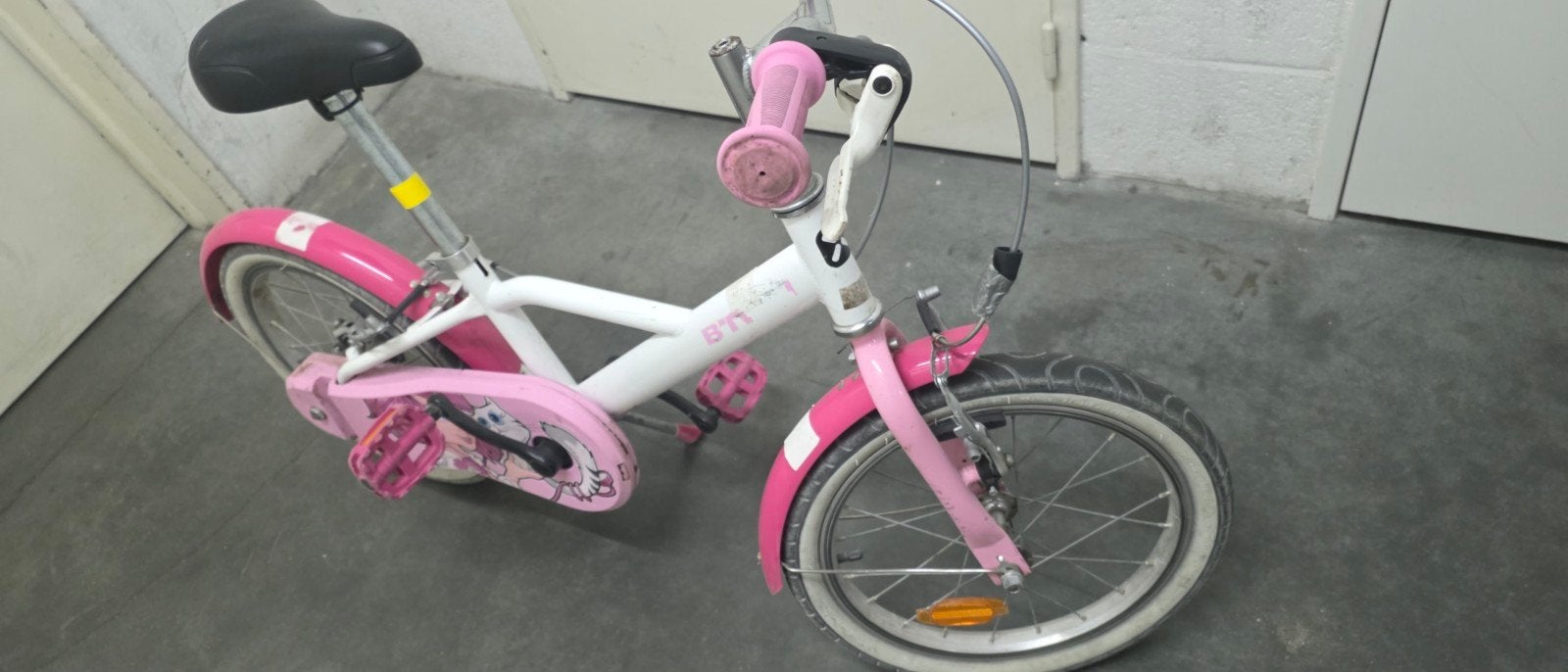 Vélo  enfant fille, Frein sur jante, B’twin, 16 à 20 pouces, Enlèvement