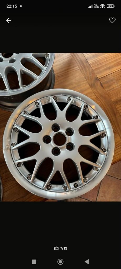 3 jantes  Bbs rs 771, Autos : Divers, Enjoliveurs, Enlèvement ou Envoi