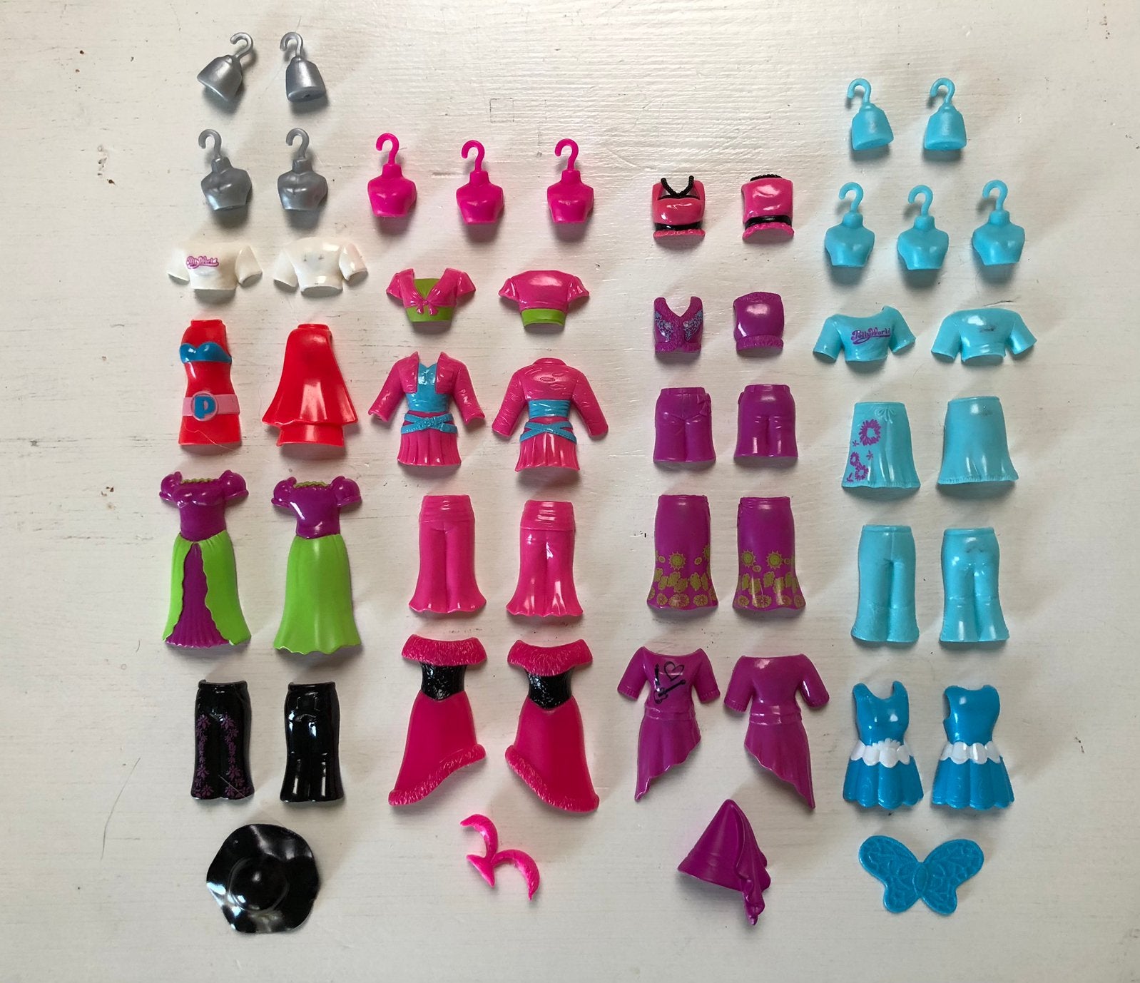 Polly Pocket set kleding en accessoires, Verzamelen, Ophalen of Verzenden, Gebruikt