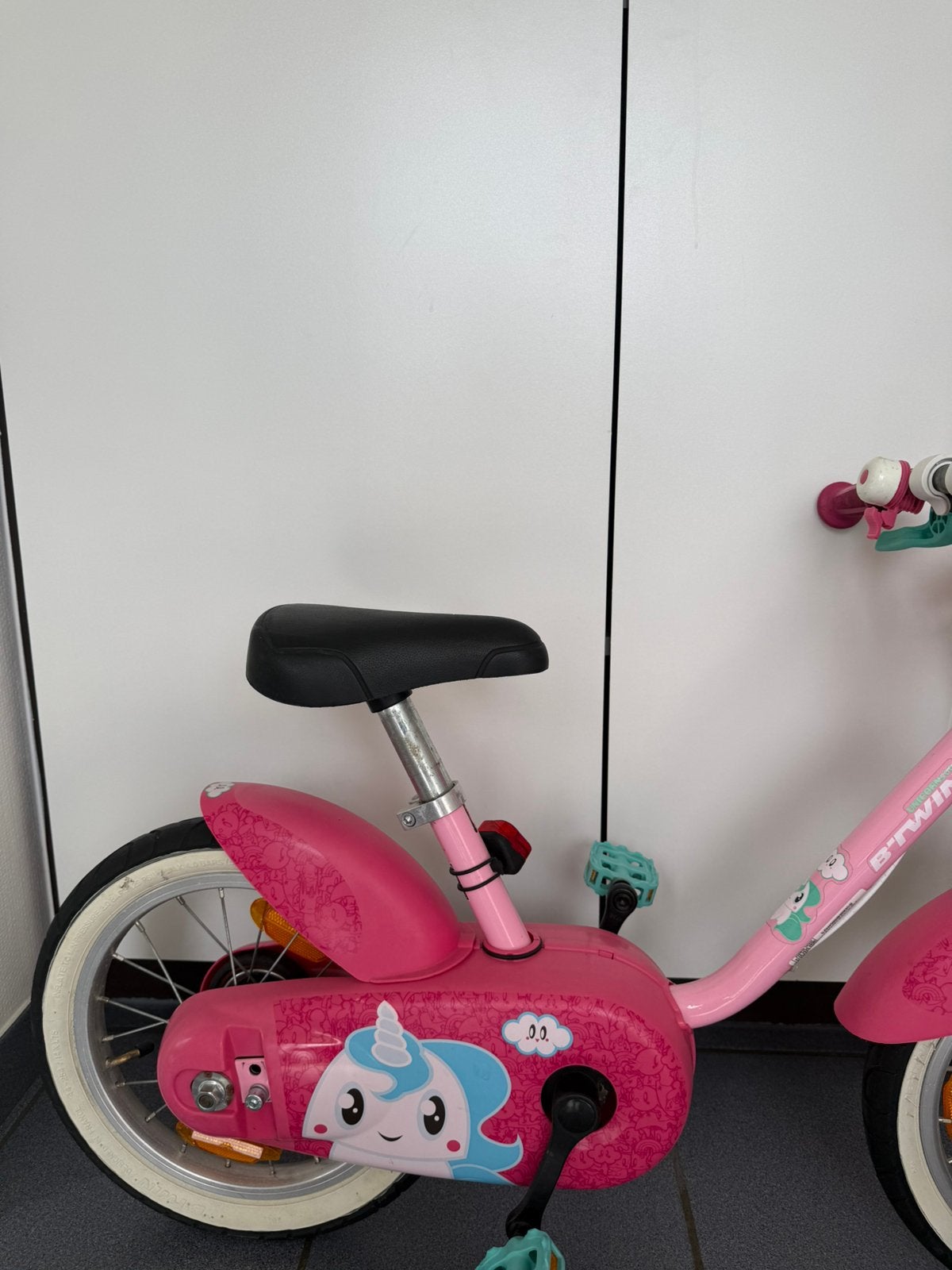 Kinderfiets meisje/B-twin, Ophalen