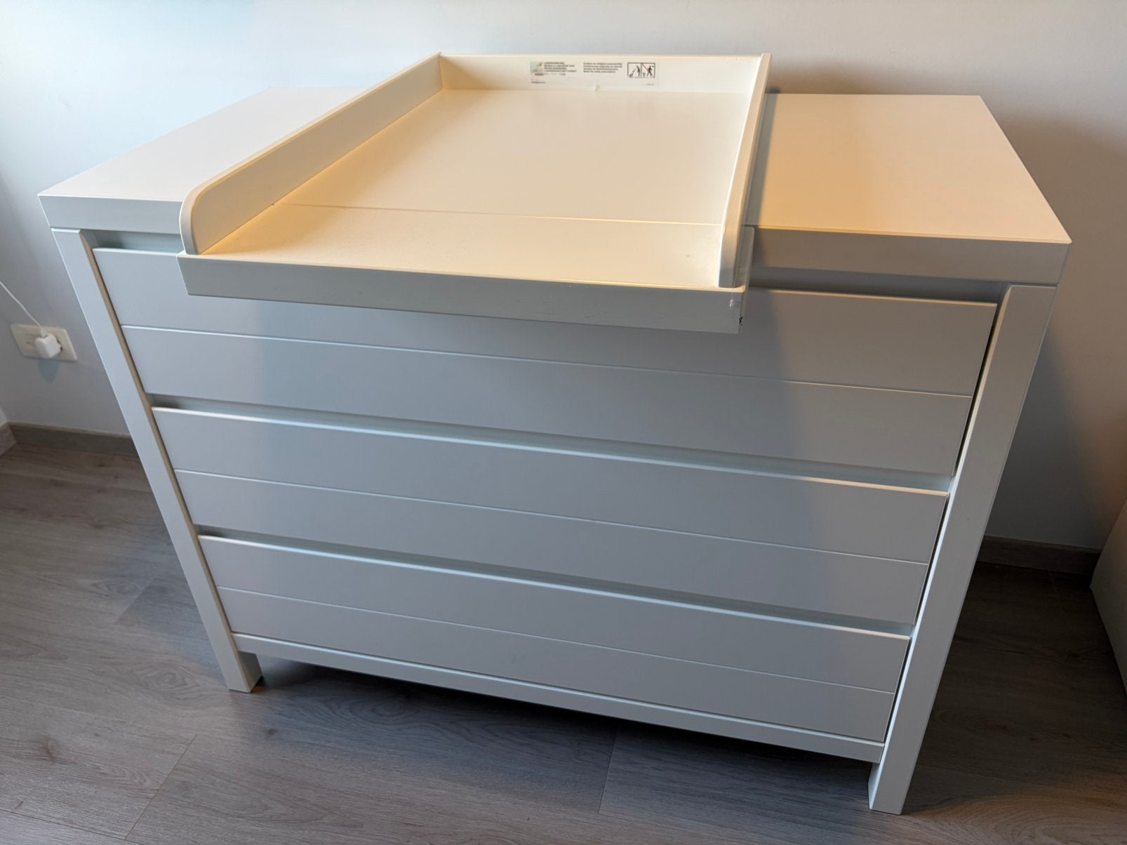 Commode Quax Stripes milk, Ophalen, Gebruikt, 100 tot 150 cm, 3 of 4 laden