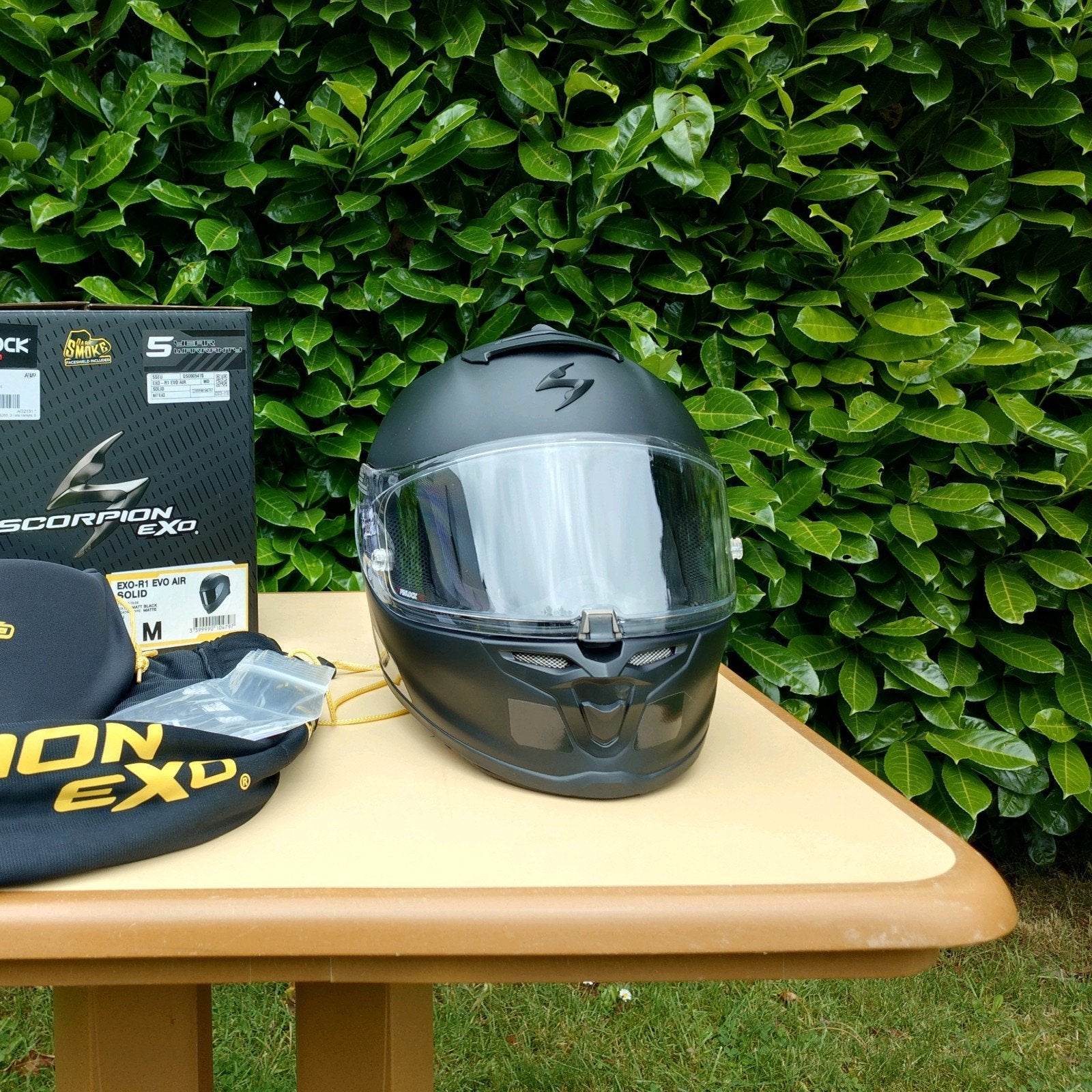 👉 Scorpion EXO-R1 EVO Air – M – Zo goed als nieuw – Tophelm, Overige merken, M, Dames, Ophalen of Verzenden