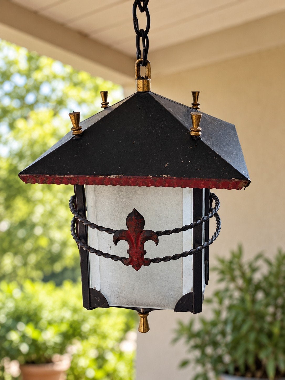 antiek hanglamp, Antiek en Kunst, Ophalen of Verzenden