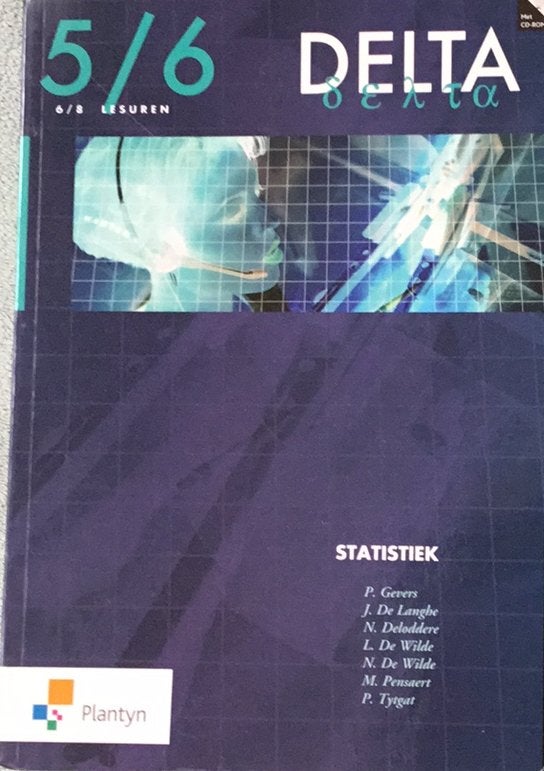 Delta 5/6 Statistiek, Boeken, Ophalen of Verzenden, Zo goed als nieuw, ASO, Wiskunde A