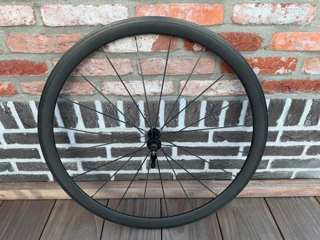 Carbon voorwiel 38mm Carobtim, Fietsen en Brommers, Ophalen, Gebruikt, Wiel
