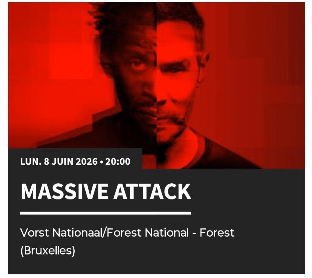 E-ticket Massive Attack Forest National 08/06 SOLDOUT, Juin
