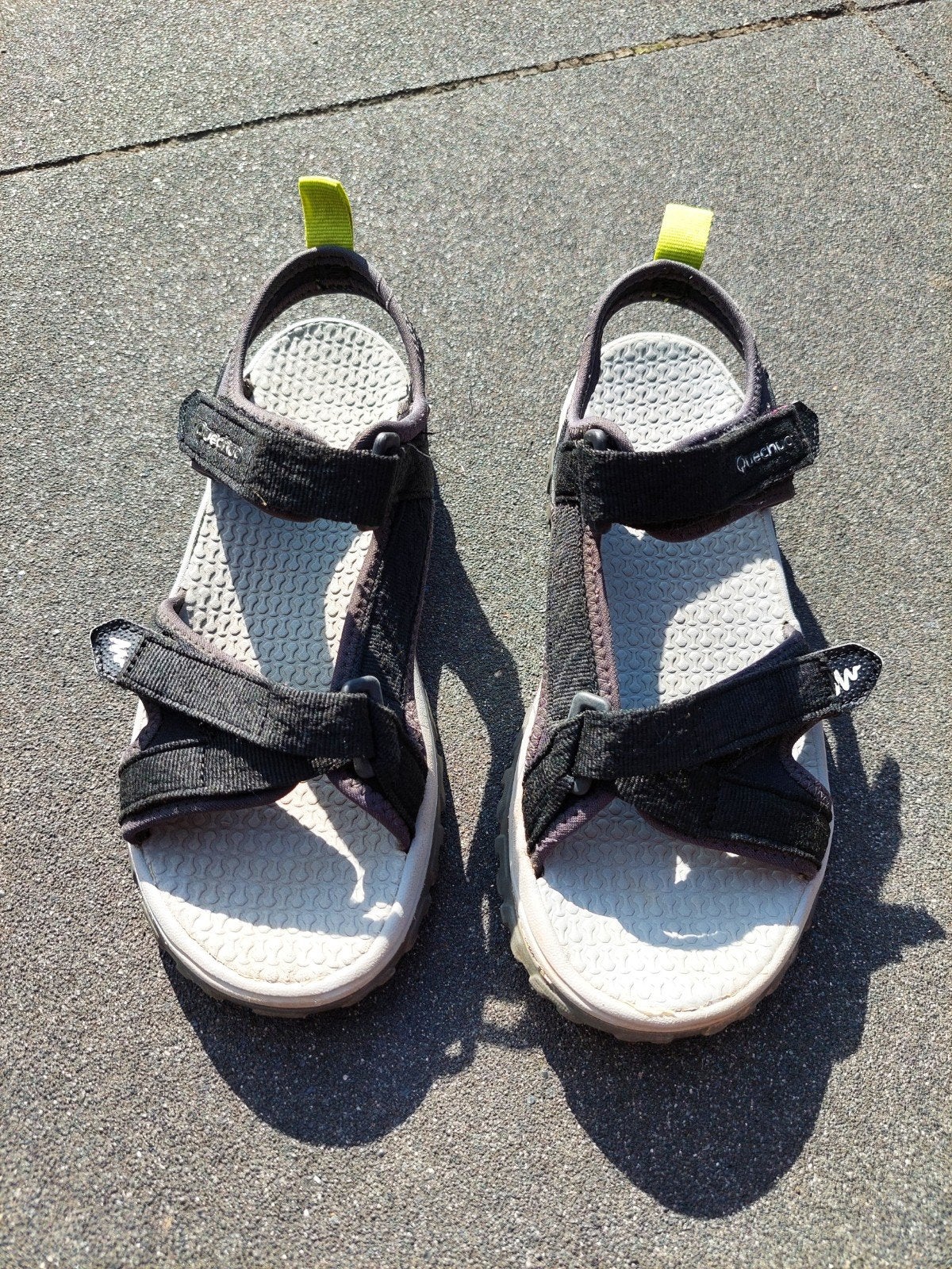Sandalen maat 37, zwart, Quechua, Ophalen, Gebruikt, Jongen of Meisje, Overige typen