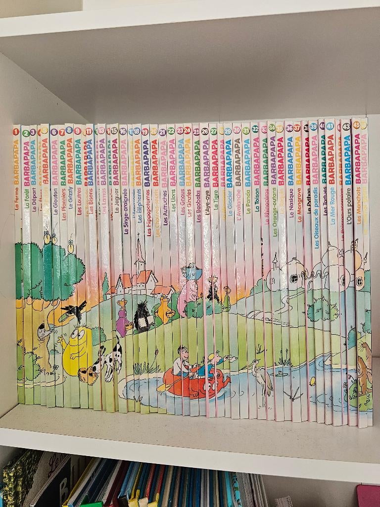 Collection de 45 livres des BARBAPAPA, Boeken, Ophalen, Zo goed als nieuw