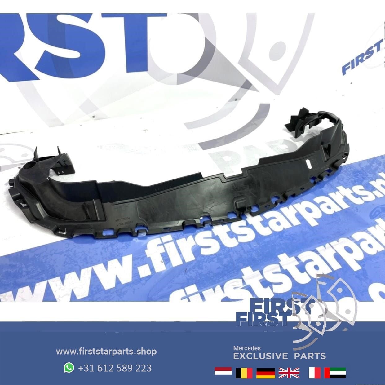 W205 C205 VOORBUMPER GRIL LUCHTGELEIDING PLAAT Mercedes C Kl, Gebruikt, -, Ophalen of Verzenden, -