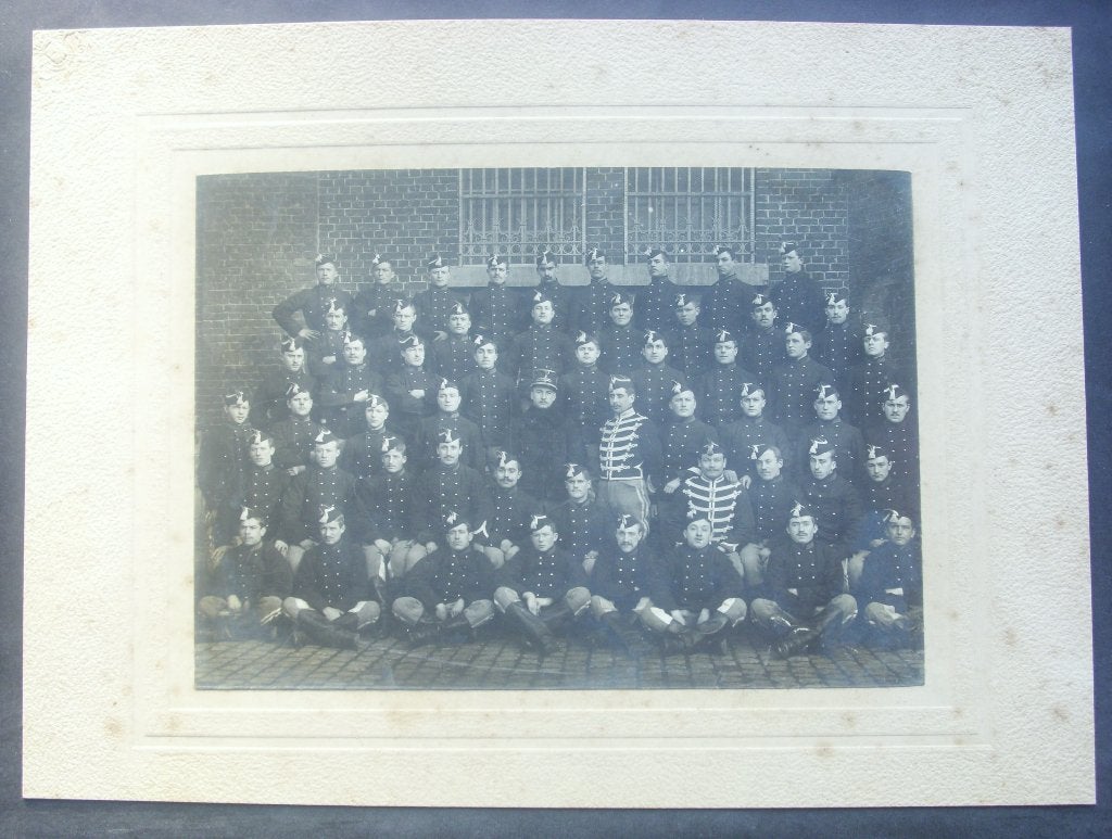 Photo de cavalerie belge (chch ou lanciers) avant 1914, Verzenden, Landmacht, Foto of Poster