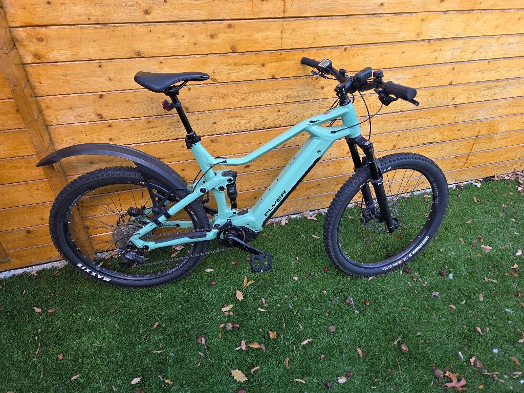 Mtb flyer uproc 4.10 Xl, Fietsen en Brommers, Zo goed als nieuw, Schijfrem, Ophalen, Overige merken