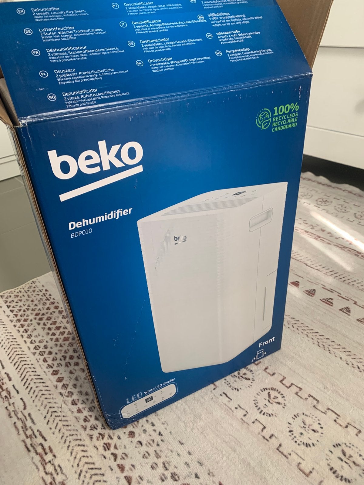 : Déshumidificateur Beko BDP010 - Neuf, Jamais Utilisé, Electroménager, Enlèvement, Neuf, Déshumidificateur