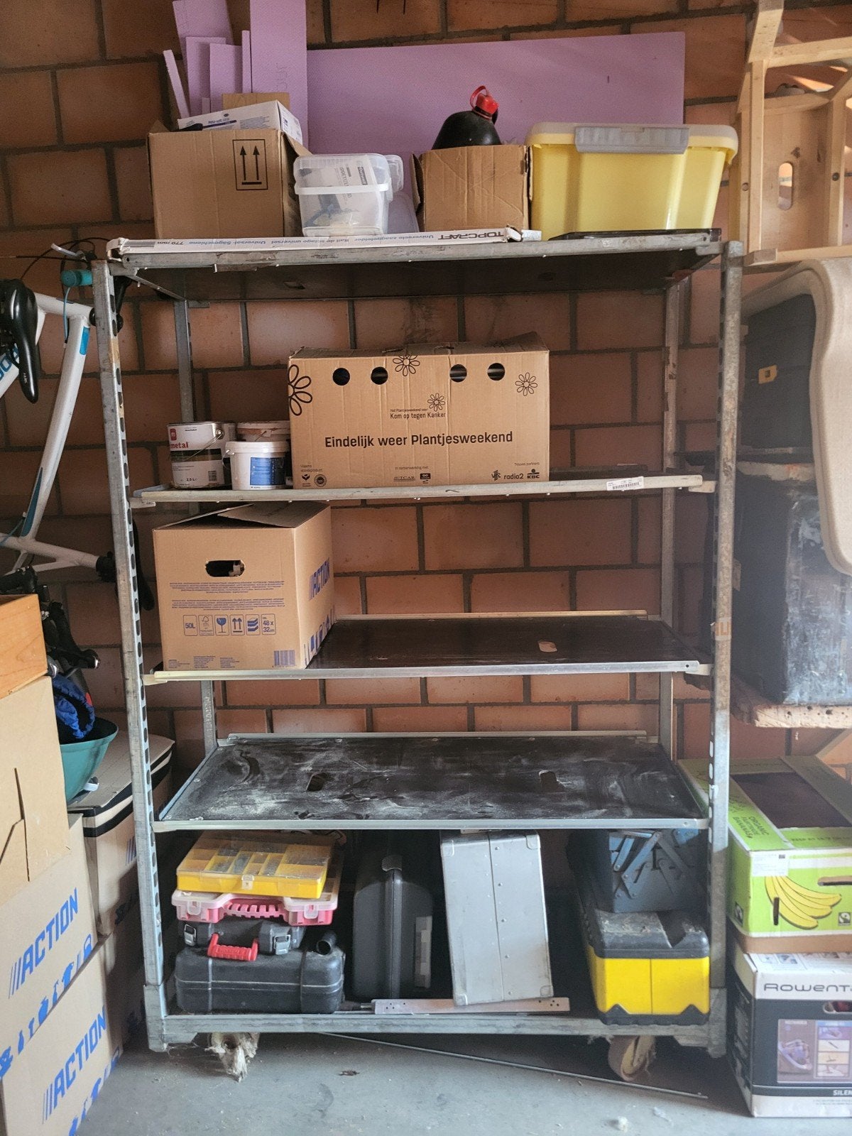 plantenkar te koop, Ophalen