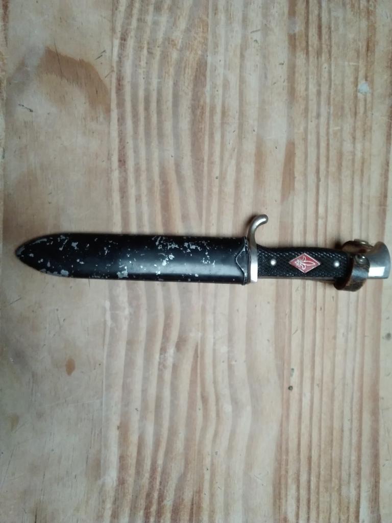 Vend couteau scout allemand model HJ (d'après guerre), Ophalen