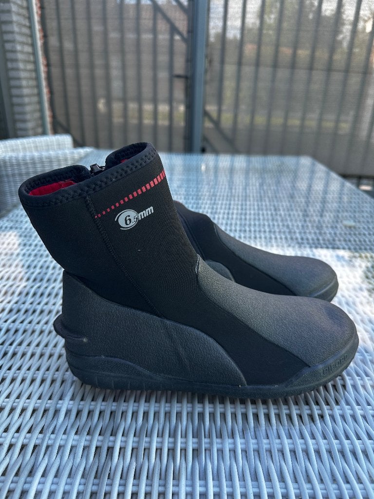 duikschoenen Neopreem 6,5mm, Sports nautiques & Bateaux, Enlèvement ou Envoi, Comme neuf, Combinaison de plongée