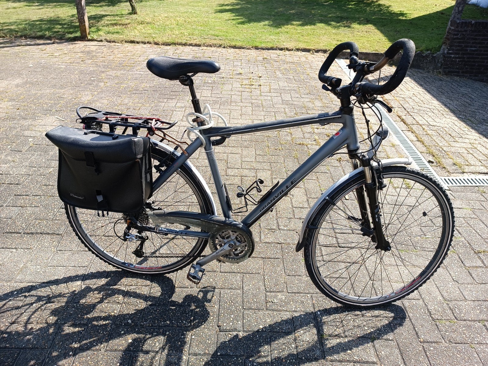 Trekking fiets met vlinderstuur, Fietsen en Brommers, Fietsen | Heren | Sportfietsen en Toerfietsen, Gebruikt, Overige merken