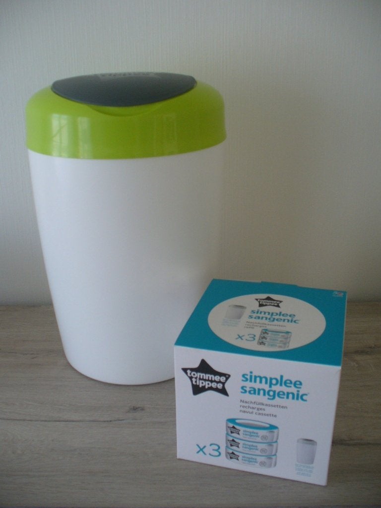 Tommee Tippee emmer + navulling, Kinderen en Baby's, Badjes en Verzorging, Ophalen of Verzenden, Zo goed als nieuw