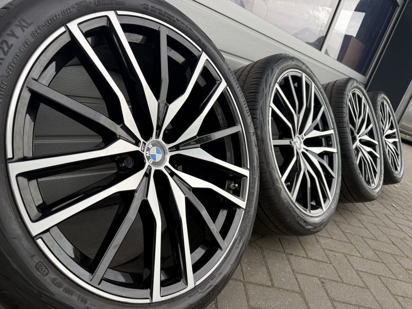 22 inch BMW styling 742M velgen X5 X6 G05 G06 X7 G07 banden, Auto-onderdelen, Banden en Velgen, Gebruikt, -, -, Banden en Velgen