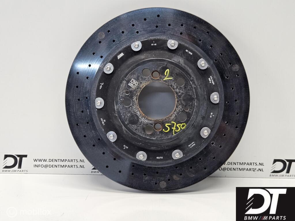Ceramische remschijf linksachter BMW M3 F80 M4 34212284807, Enlèvement ou Envoi, Utilisé, BMW, BMW