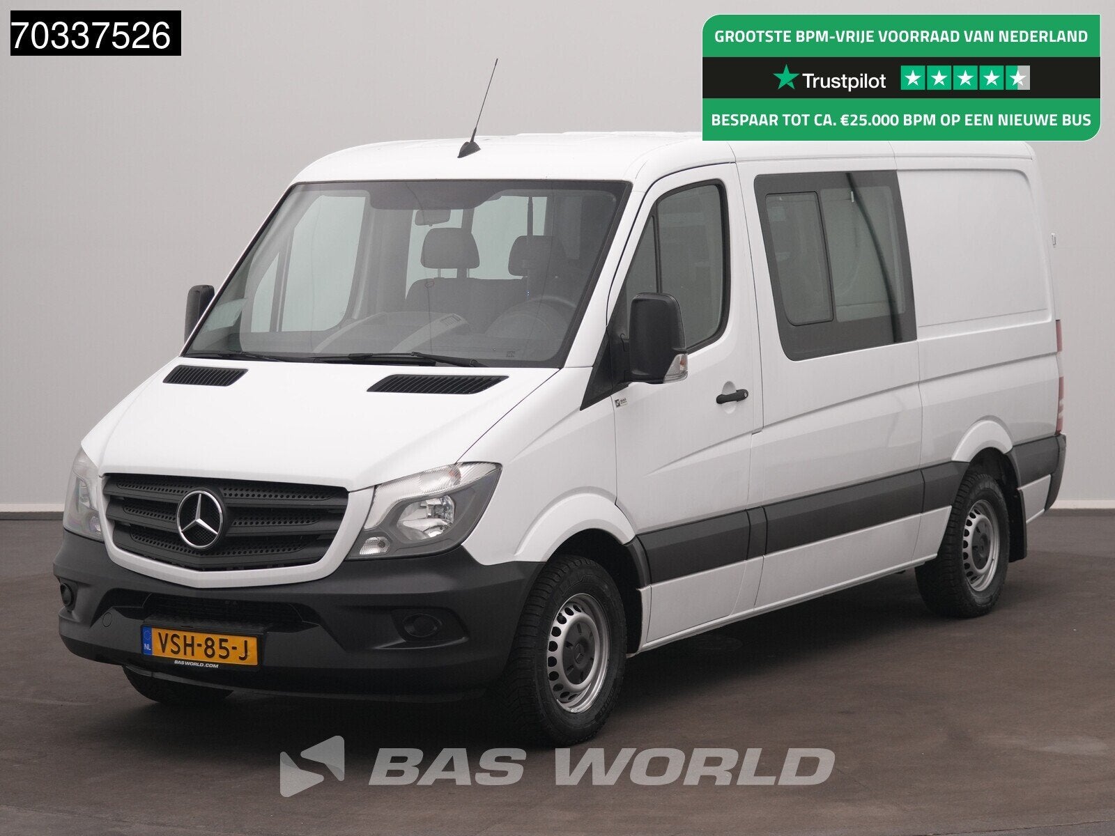 Mercedes Sprinter 316 CDI Automaat Dubbele Cabine L2H1 Navi, Auto's, Automaat, Euro 5, Stof, Gebruikt