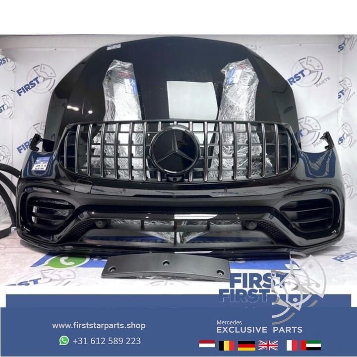 2022 W253 C253 GLC63 AMG FACELIFT VOORKOP COMPLEET ZWART Mer, Gebruikt, -, Voor, Ophalen of Verzenden