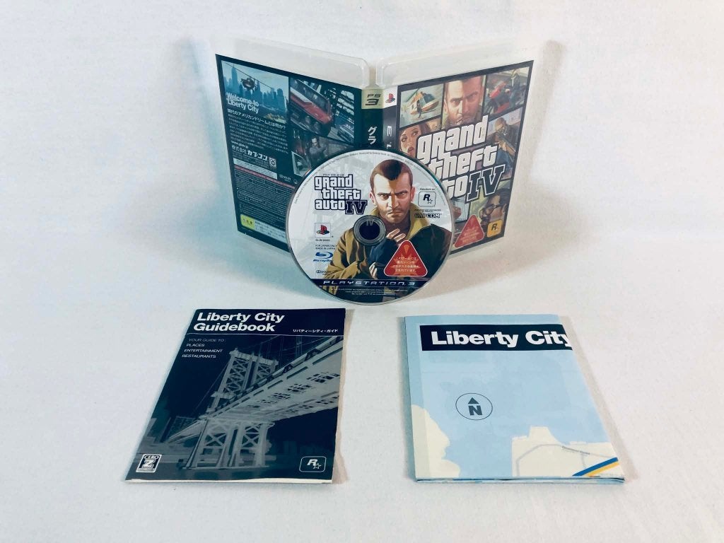 Grand Theft Auto IV PS3 JAP Jeu Complet Très bon état, 1 joueur, À partir de 18 ans, Aventure et Action, Utilisé