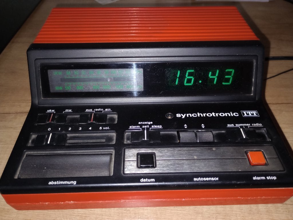 Vintage wekkerradio, Enlèvement, Utilisé