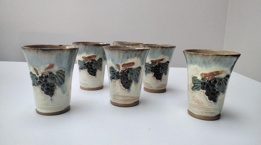 6 Gobelets de céramique, Antiek en Kunst, Ophalen