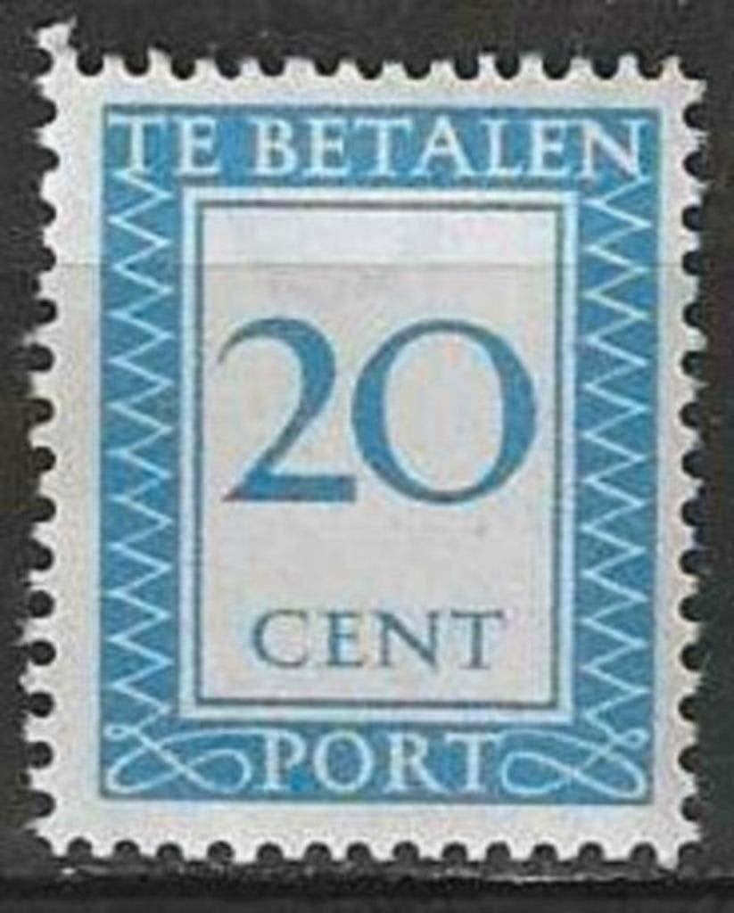 Pays-Bas 1947/1958 - Yvert 92TX - Timbre fiscal (PF), Envoi, Non oblitéré