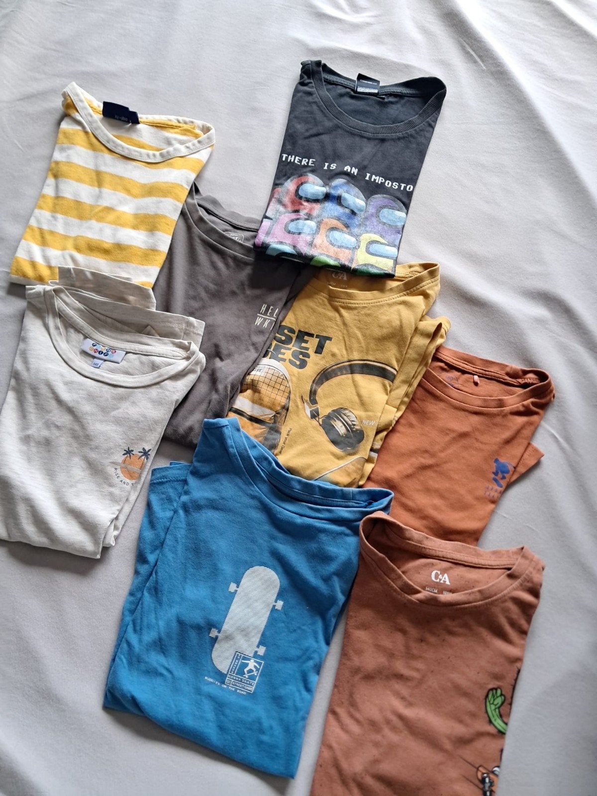 Pakket 8 jongens T-shirts, Enfants & Bébés, Vêtements de bébé | Packs de vêtements pour bébés, Enlèvement