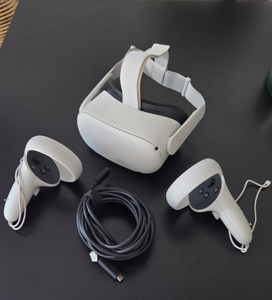 Oculus quest 2 256go, Games en Spelcomputers, Ophalen of Verzenden, Zo goed als nieuw, VR-bril, Pc