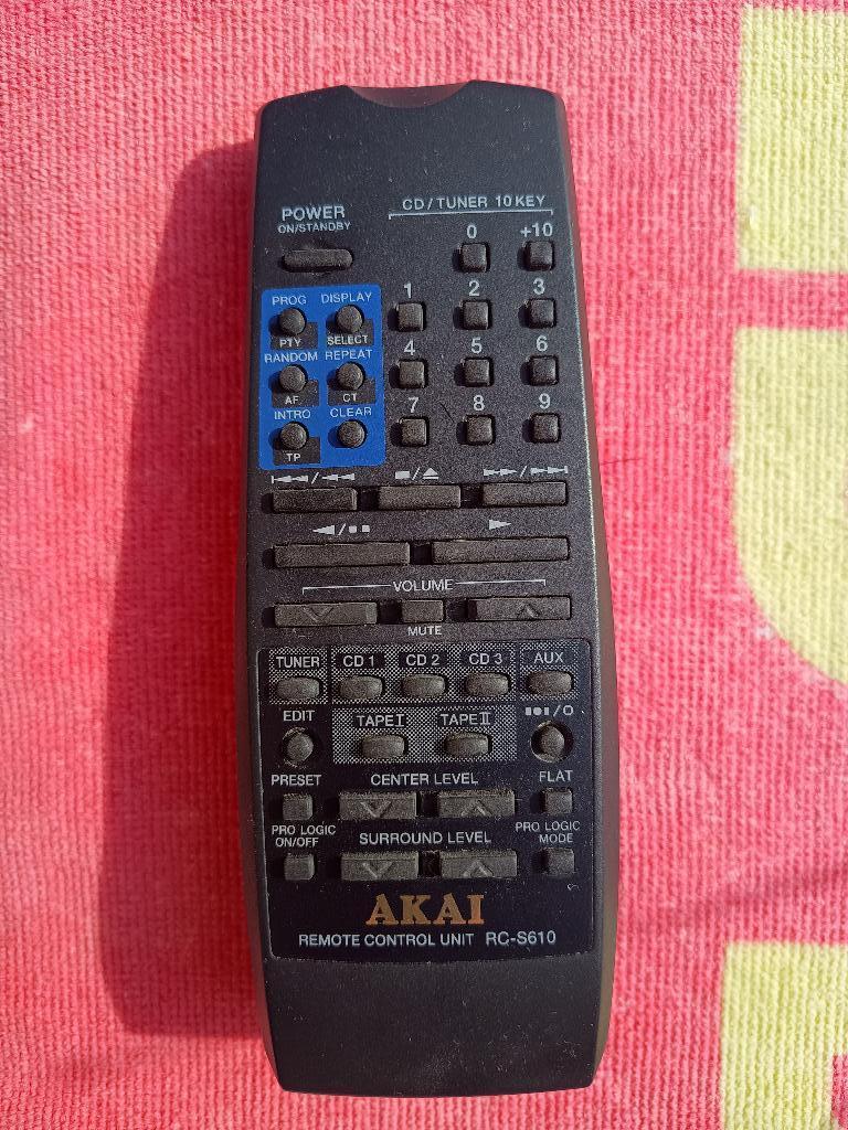 afstandsbediening Akai, Enlèvement ou Envoi, Utilisé, Originale, Récepteur ou Amplificateur